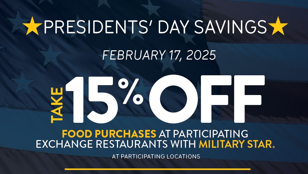 Exchange Presidents' Day promotions