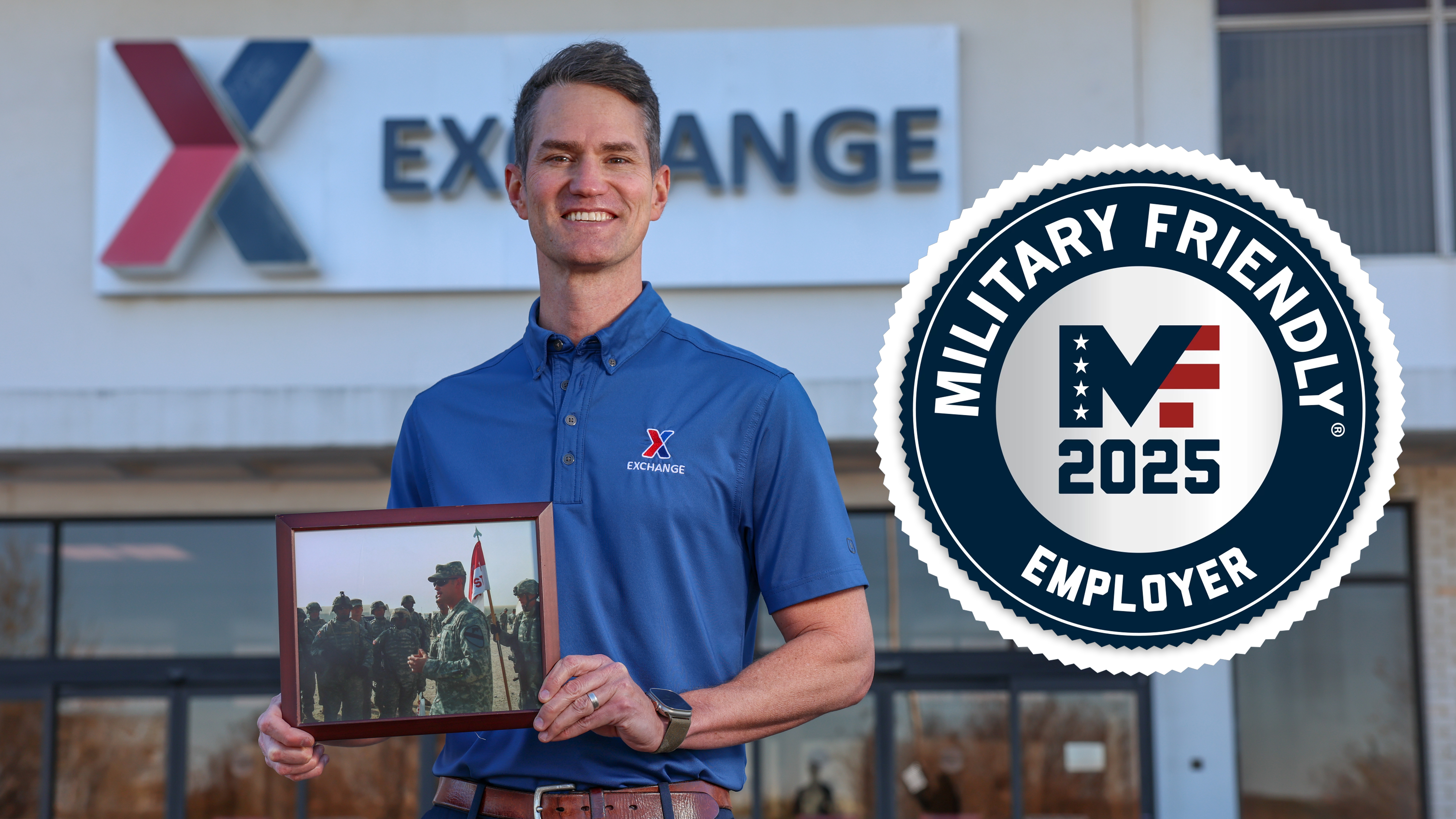 The Exchange has has been recognized with the 2025 Military Friendly® Employer designation. 