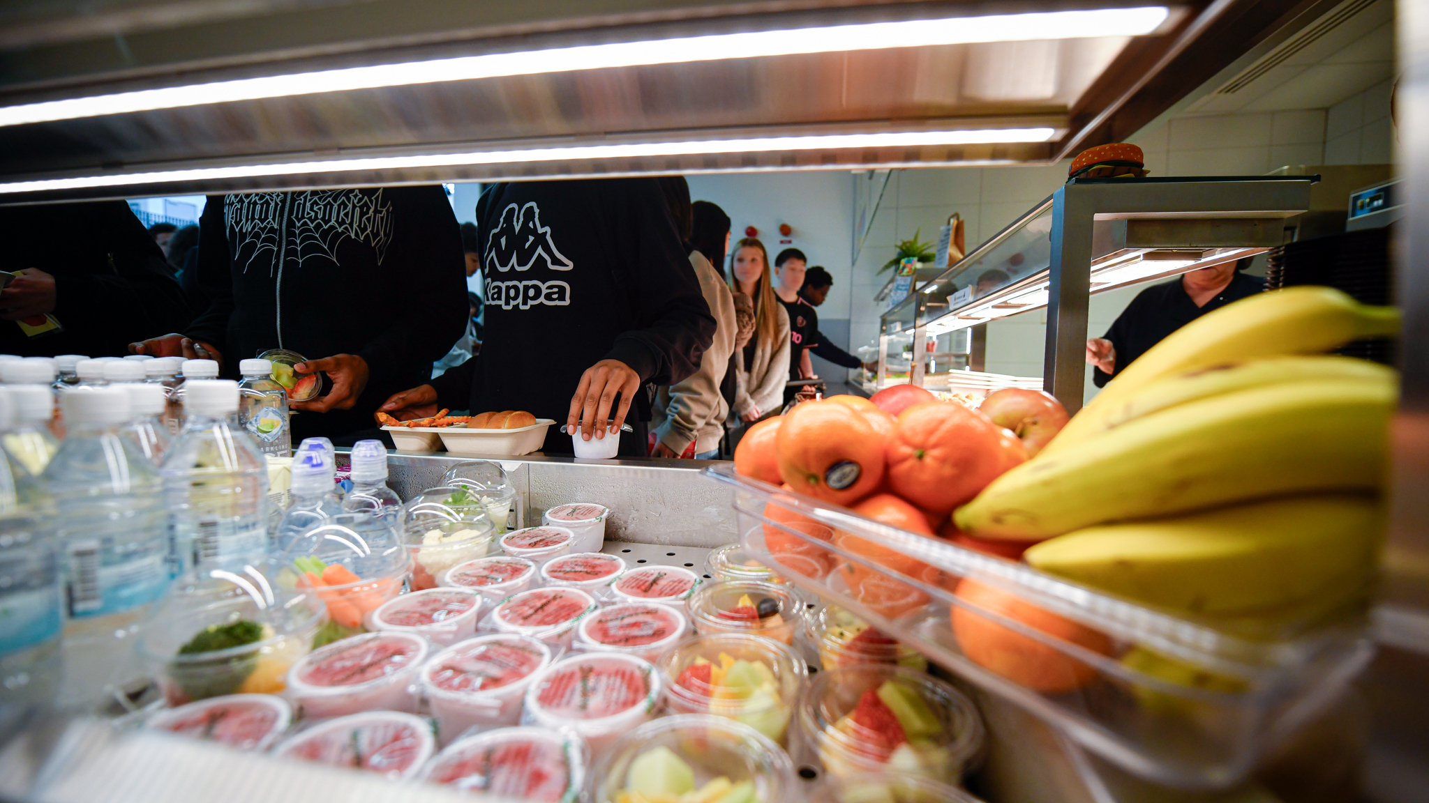 School meals at Kaiserslautern HS, Germany