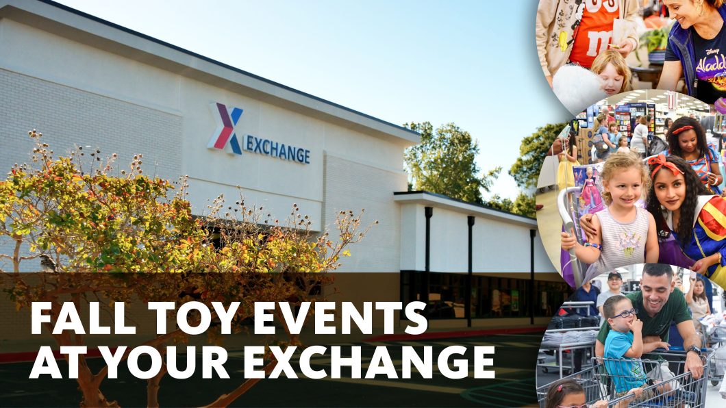 Military families can visit select PXs and BXs to participate in free, interactive events each Saturday from Sept. 13 through Nov. 1. Families can visit the Exchange’s community Hub to find participating locations or check out their local Exchange’s social media pages.