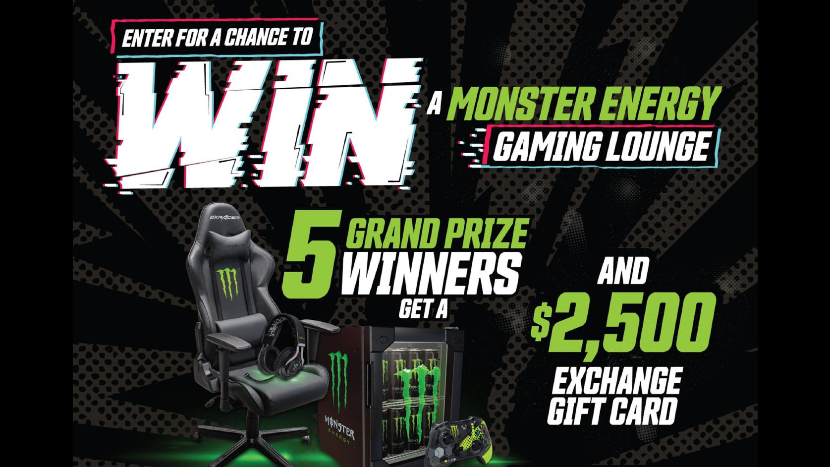 Monster Energy Gaming Lounge Sweepstakes