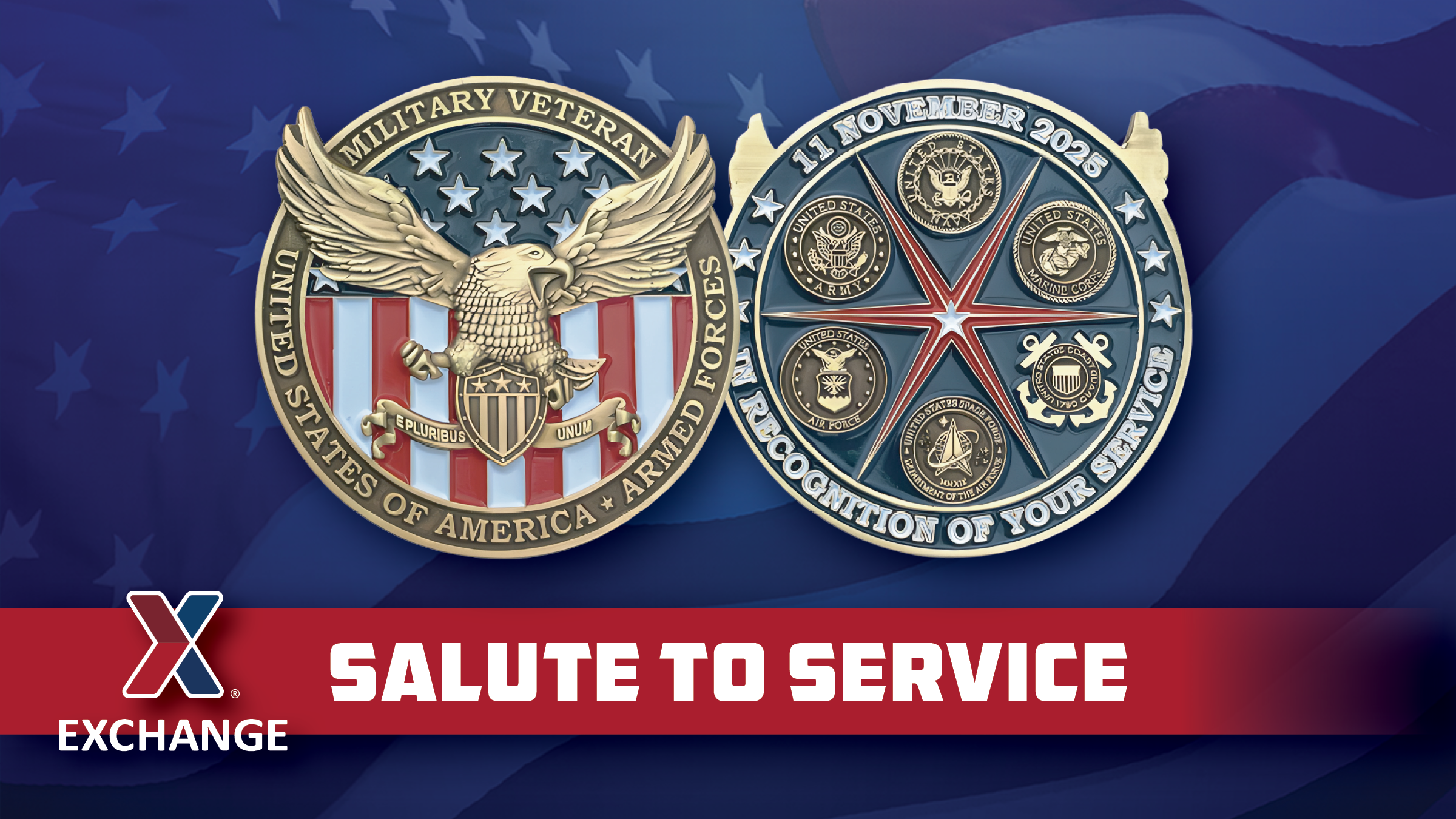 Army & Air Force Exchange Service to Honor Heroes with Veterans Day Coin Giveaway