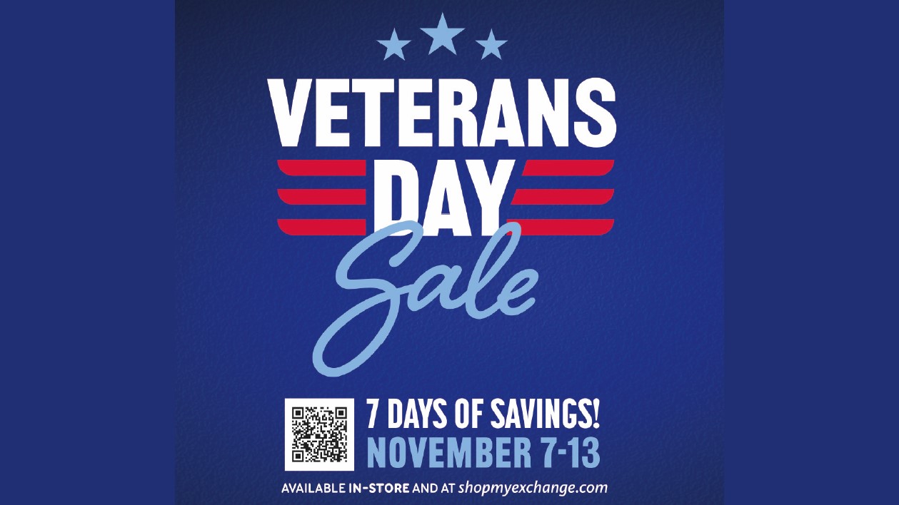 Enjoy Deals, Discounts and More for Veterans Day with the Army & Air Force Exchange Service