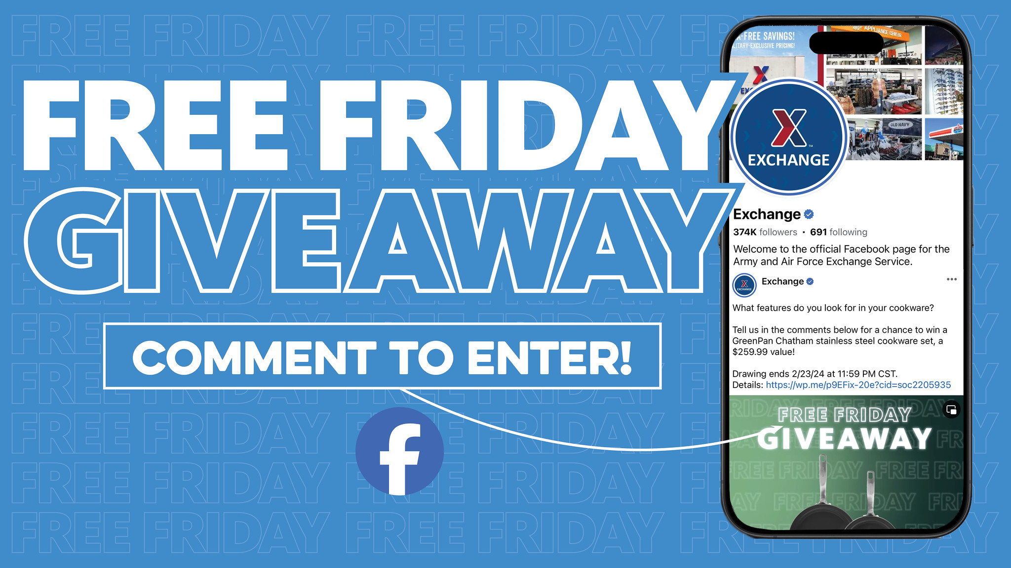 TGIF! Army & Air Force Exchange Service Gives Military Shoppers Chance to Win Each Week