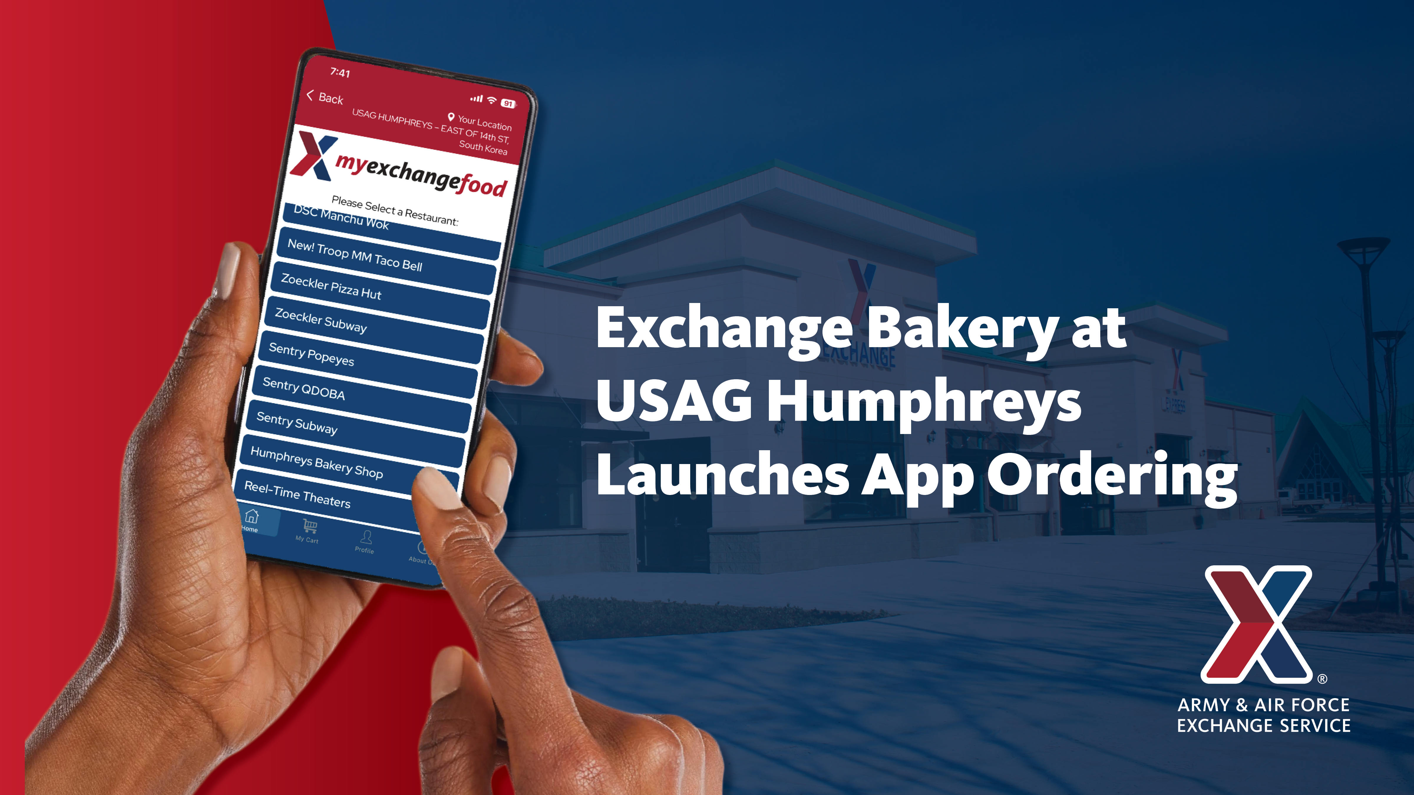Exchange Bakery at USAG Humphreys Launches App Ordering