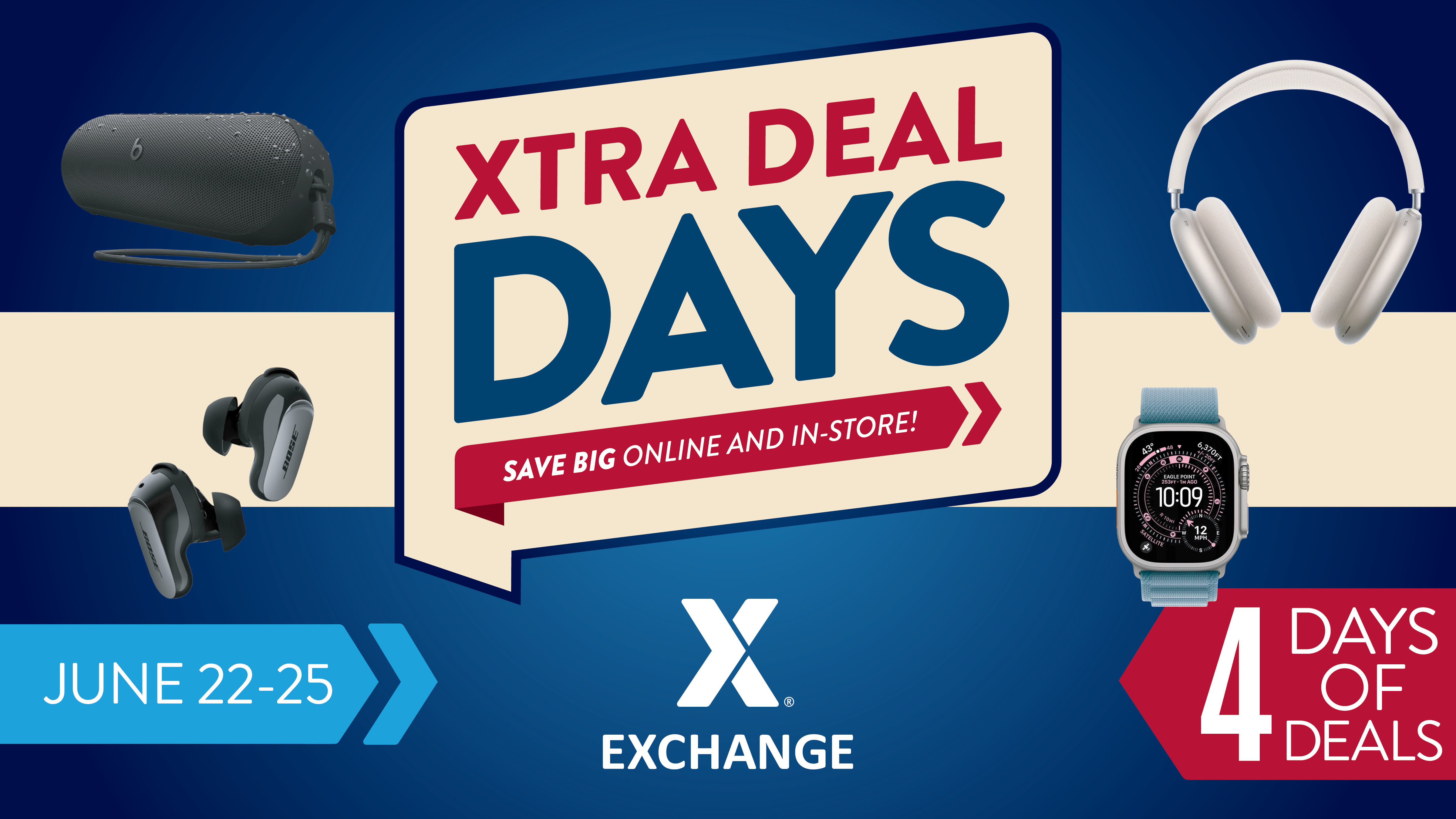 Army & Air Force Exchange Service’s Xtra Deal Days Bring Four Days of Big-Brand Savings to Military Shoppers