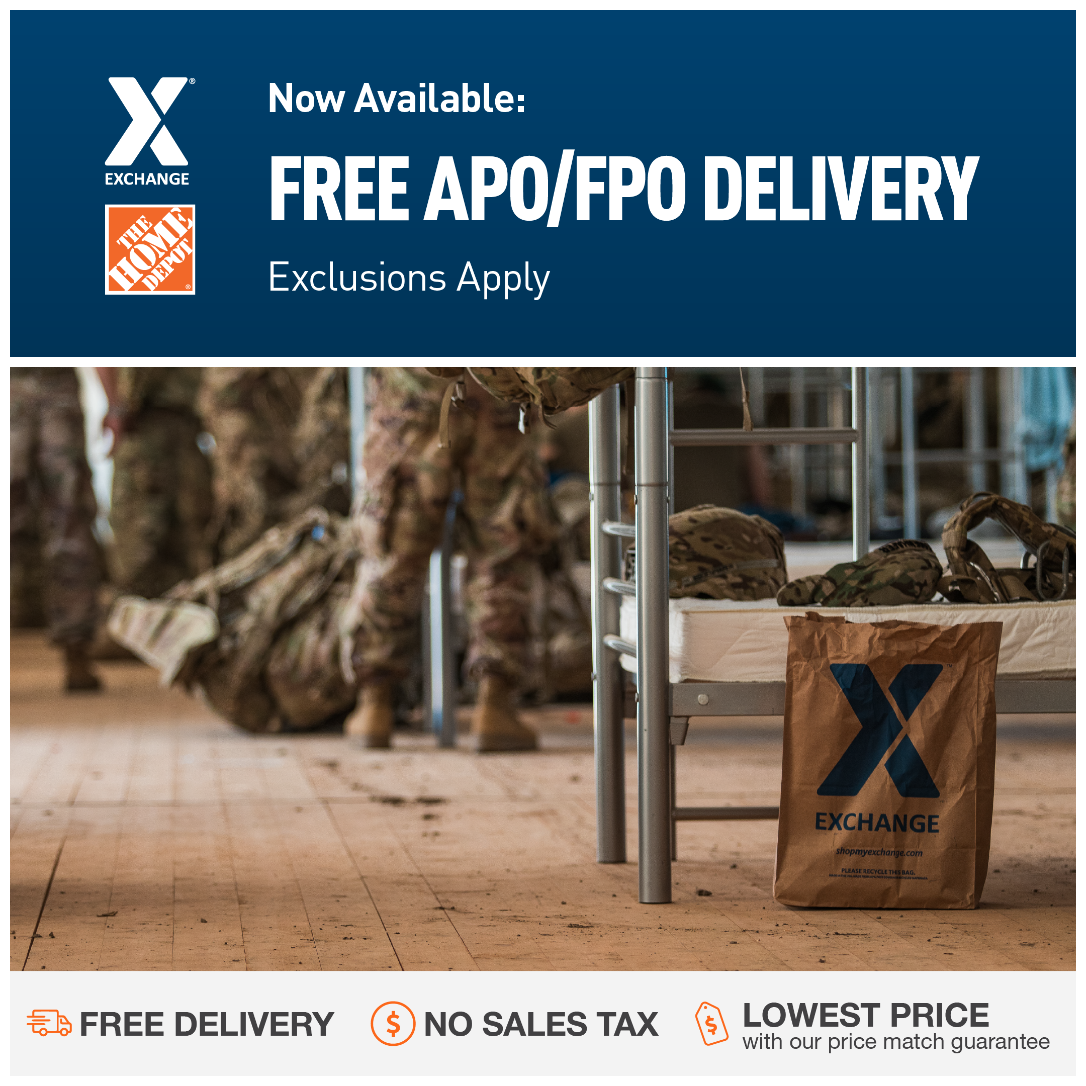 Army & Air Force Exchange Service Brings The Home Depot to Military Shoppers Overseas