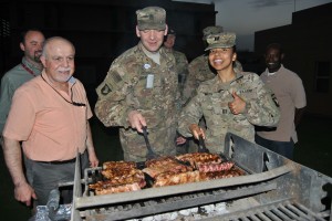 Frozen meats cookout